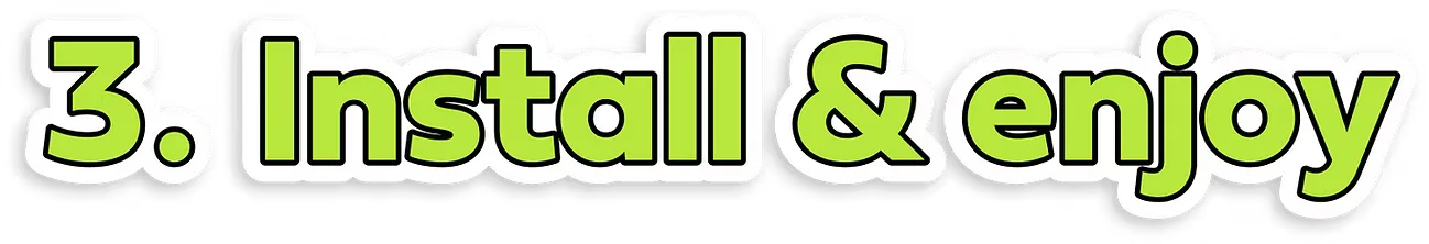 Step 3: Install and enjoy your new internet service