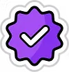 Purple checkmark icon